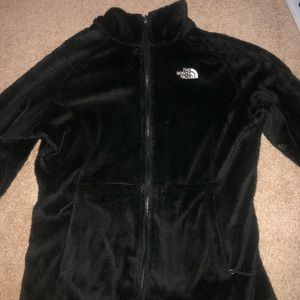 North Face Womens Medium Furry Fleece Zip Up